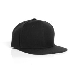 TRIM SNAPBACK CAP - BLACK