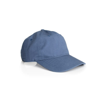 DAVIE SIX PANEL CAP - HARBOUR BLUE