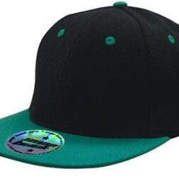 Newport Premium American Twill with Snap Back Pro Styling - Black/Emerald