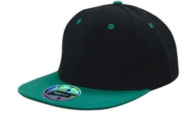 Newport Premium American Twill with Snap Back Pro Styling - Black/Emerald