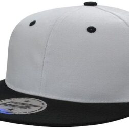 Newport Premium American Twill with Snap Back Pro Styling - White/Black