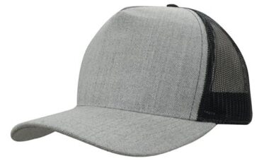 Grey Marle American Twill With Mesh Back