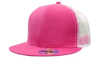Kirra PINK/WHITE PREMIUM AMERICAN TWILL WITH MESH BACK & SNAP BACK
