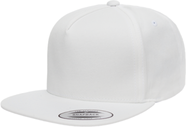 YUPOONG CLASSIC 5 PANEL MODEL # 6007 - WHITE